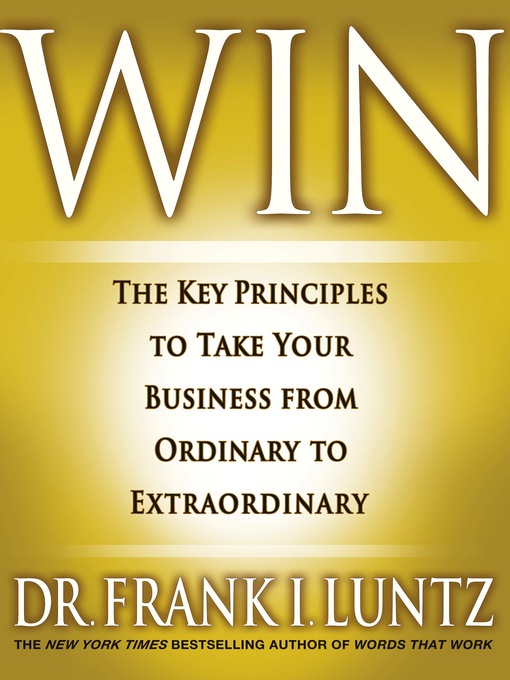 Title details for Win by Dr. Frank Luntz - Wait list